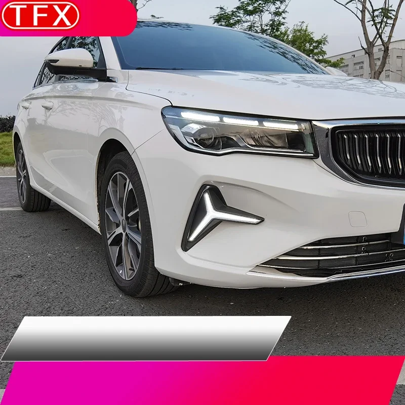 Pre Geely All-New Emgrand II 2023 2024 Styling automobilu predné hmlové svetlá LED denné svetlá Automatické modifikácie príslušenstva