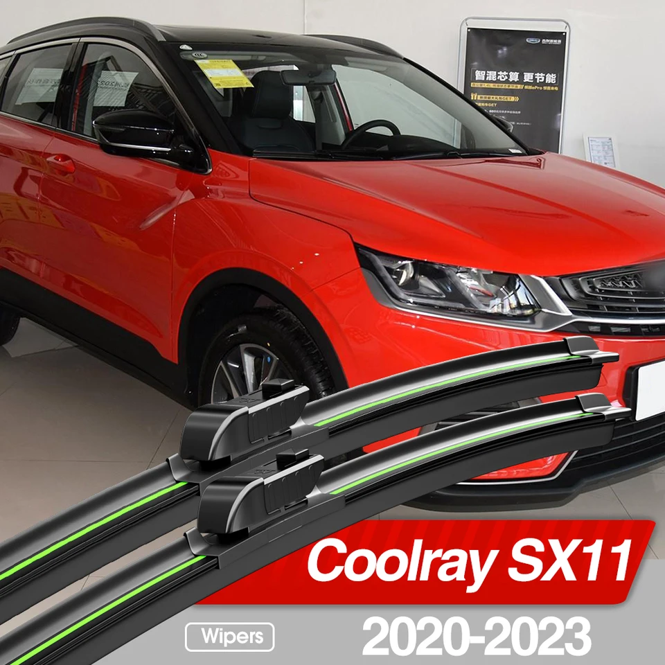 Pre Geely Coolray SX11 2020-2023 Čepele predného čelného skla 2ksové okenné okenné príslušenstvo 2021 2022