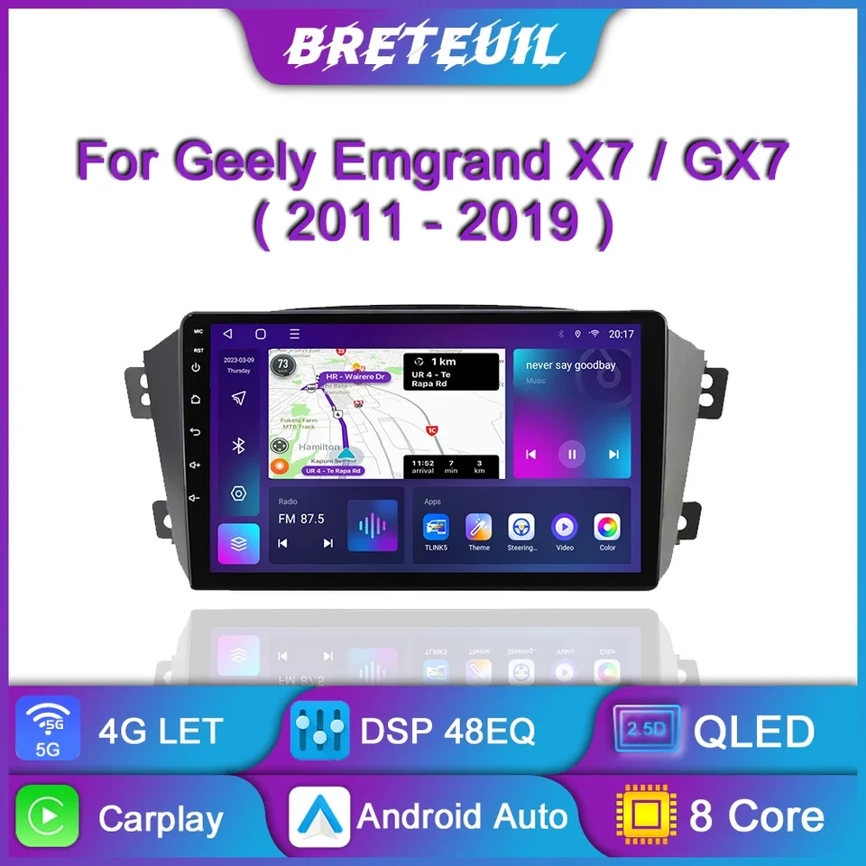Pre Geely Emgrand X7 GX7 EX7 2011-2019 Android Car Radio Multimedia Video Player Navigation GPS CarPlay Touch Screen Auto Stereo