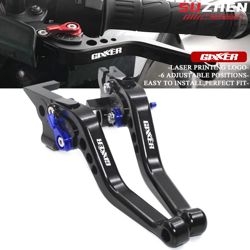 Pre Gixxer 250 SF Gixxer 150 125 SF250 2020-2023 2022 Motocyklové príslušenstvo CNC krátke nastaviteľné páky brzdovej spojky