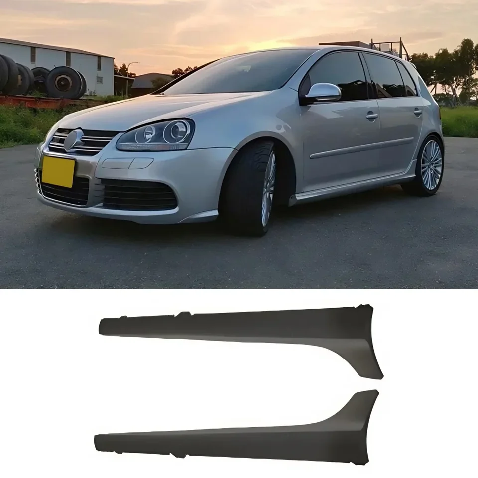 Pre golf MK5 2003-2009 Body Kit Side Skus sukňový rozptyľovač bočnej sukne pre VW Golf MK5 2003-2009 Príslušenstvo automobilu