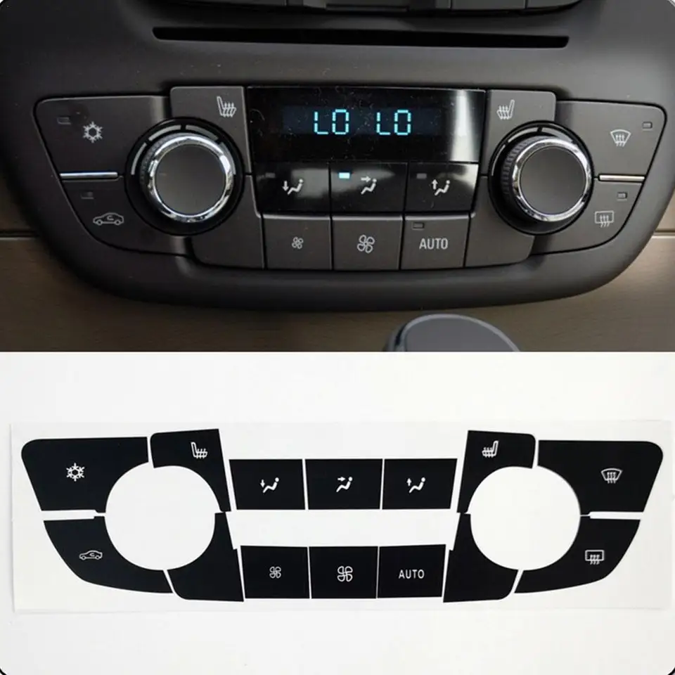 Pre gombík Opel Insignia Sticker Climate Air pre vauxhall insignia A G09 Príslušenstvo interiérový kryt pre Buick Regal