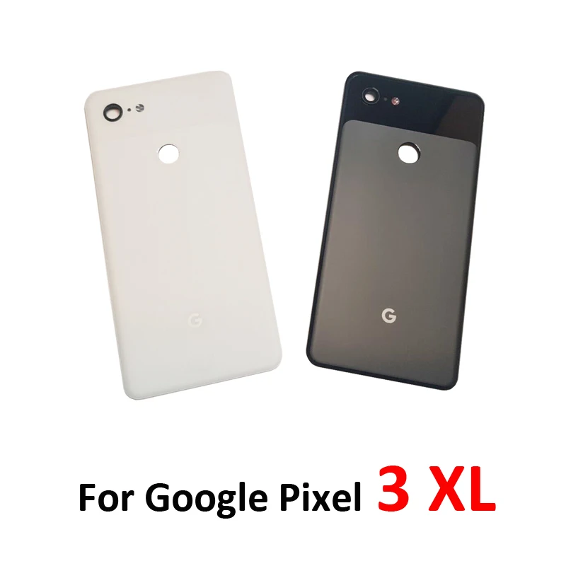 Pre Google Pixel 3 XL 3xl telefón Nový kryt zadného krytu zadné dverové sklo sklo s fotoaparátom Flash objektív lepiacu čiernu farbu