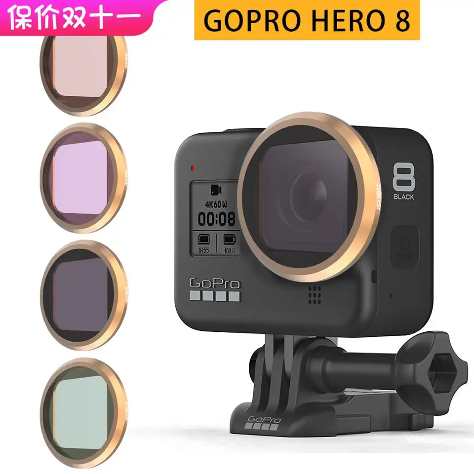 Pre gopro 8 vodotesný filter cpl/kryt súpravy CPL/CAP Filter súprav