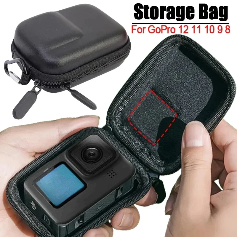 Pre GoPro Hero 8. 9. 11. 11. 2012 Sportové kamery Mini Storage Ochrana Bag Case Anti Lost Video Protector Waterprooof Storage Bags
