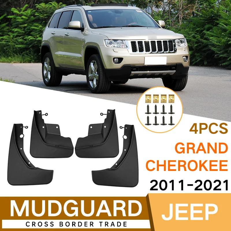 Pre Grand Cherokee 11-21 Dekoratívny panel automobilu, pneumatika Mudguard, kolesá Mudguard skrášt