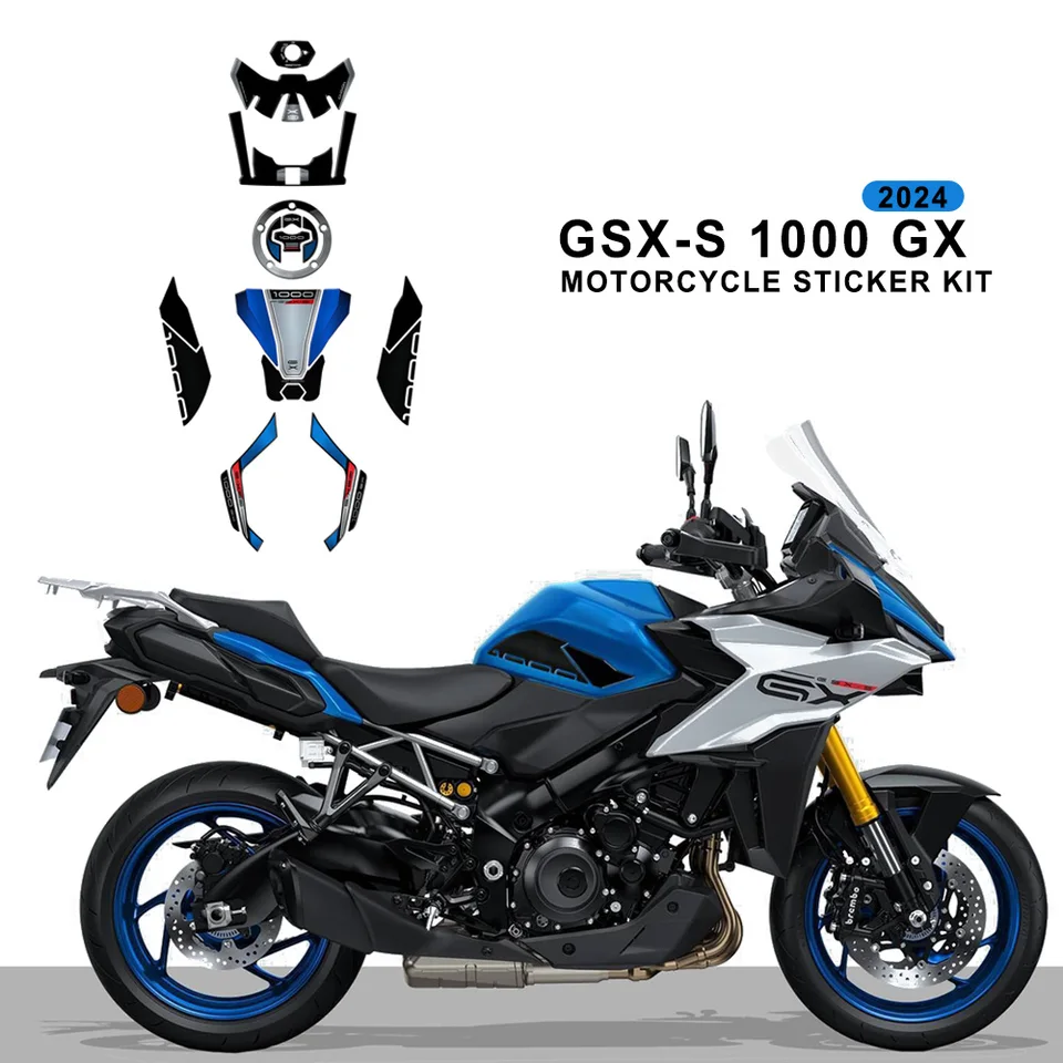 Pre GSX-S 1000 GX S1000GX 2024- Motocyklové príslušenstvo 3D epoxidová živica ochrana Complete Kit