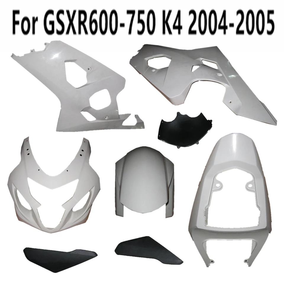 Pre GSXR600 GSXR750 GSXR GSX 600 750 2004 2005 K4 Motocykel nenatretý plazový plastový diel Body