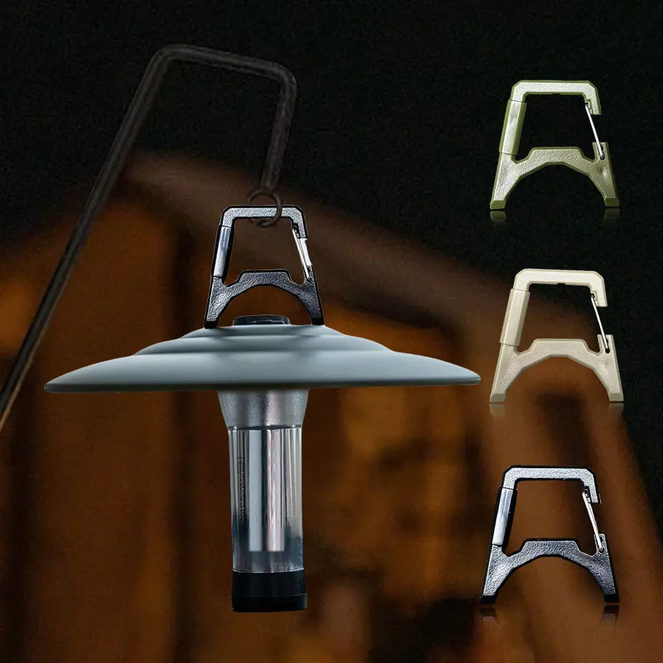 Pre GZ Camping Torch Hook Multifunkčný kemping Lucerna pracka Kompaktná lampa zavesenie háčika prenosná pre gól nulové svetlo