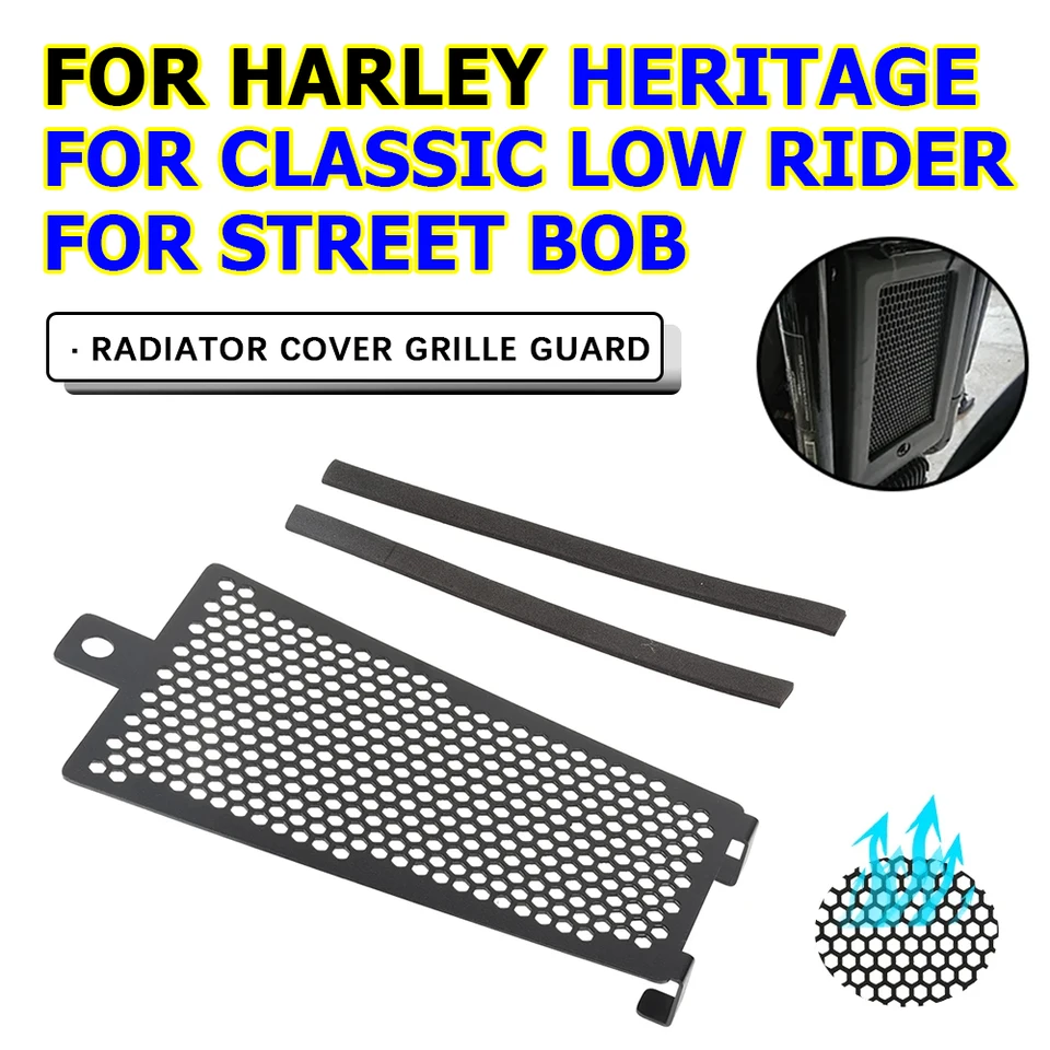 Pre Harley Heritage Classic FLHC 114 FLHCS Low Rider Street Bob 2020 Motorycle Accessories Radiator Cover Grill Grill Grill