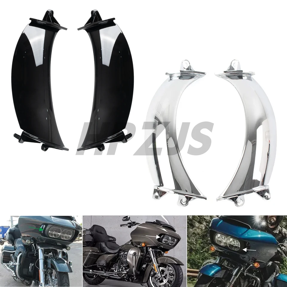 Pre Harley Motorcycle Road Glide Fltrx Ultra Fltru Special Fltrxs Limited Fltrk 2015-Up predné svetlometové kapotážové otvory