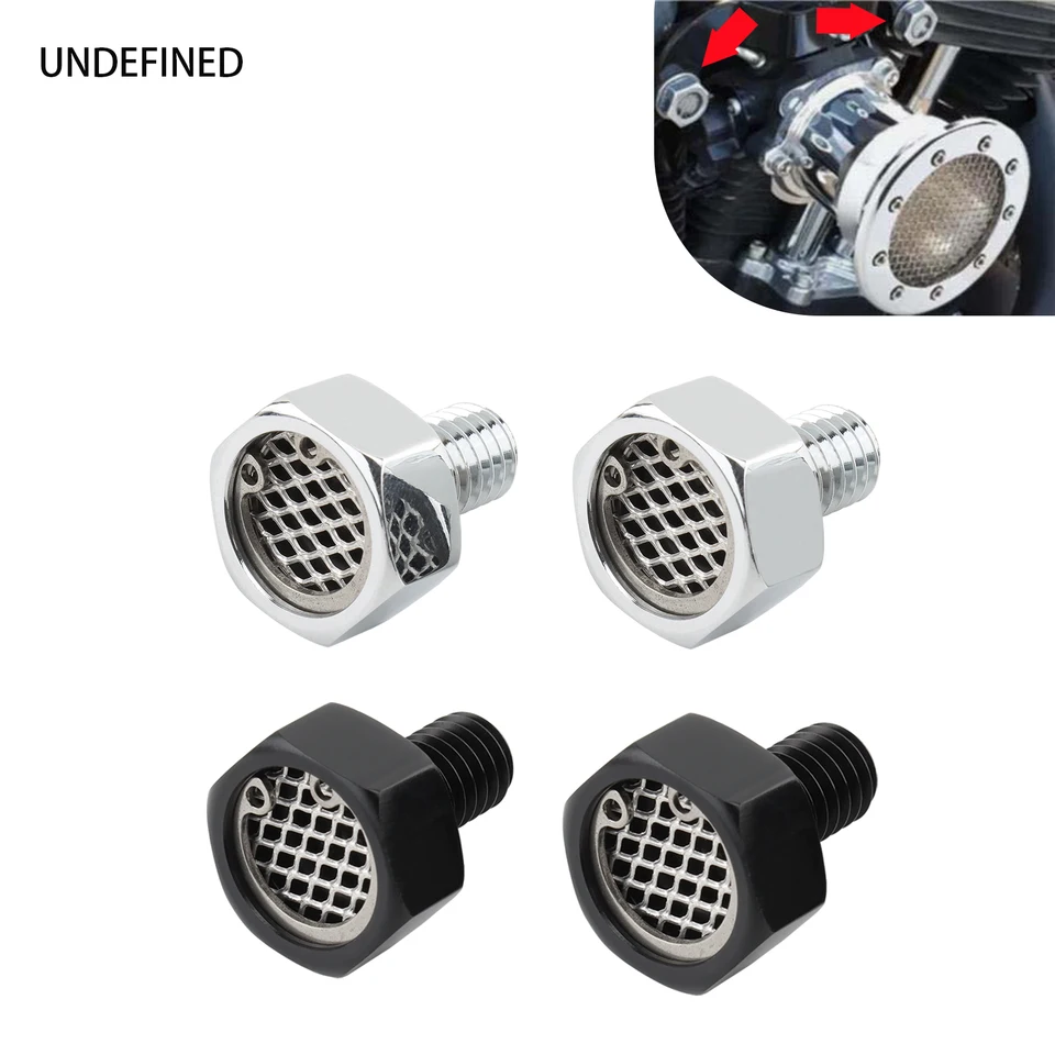 Pre Harley Sportster XL883 XL1200 Dyna Softail Touring Road King CVO Hliníkový motocykel vzduchový filter čistič odvzdušňovacích skrutiek súpravy