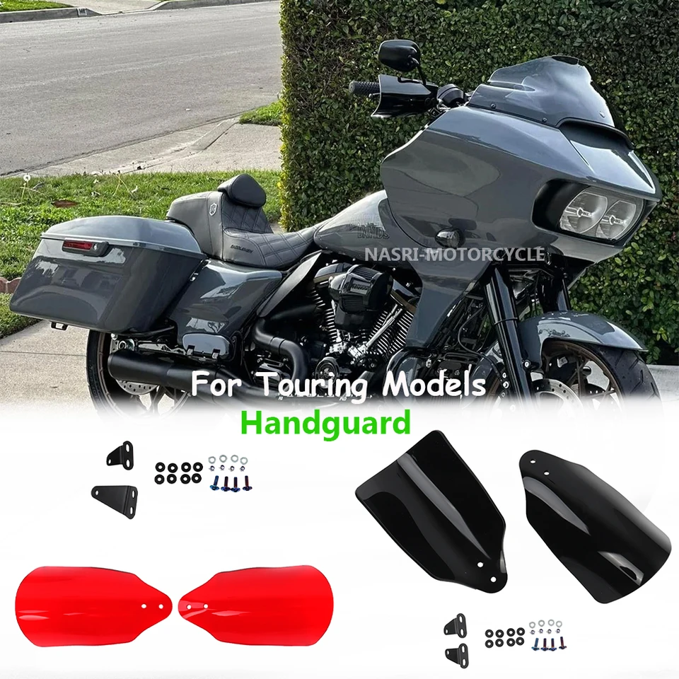 Pre Harley Touring Road Glide Electra Glide Road King 2020 Motocyklová chrániče ručenia ručného krytu ručného krytu štítom