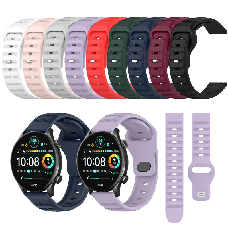 Pre Haylou Solar LS05 RT LS05S RS3 LS04 RT2 LS10 GST LS02 RS4 PLUS Sports Silikone Strap WatchBand