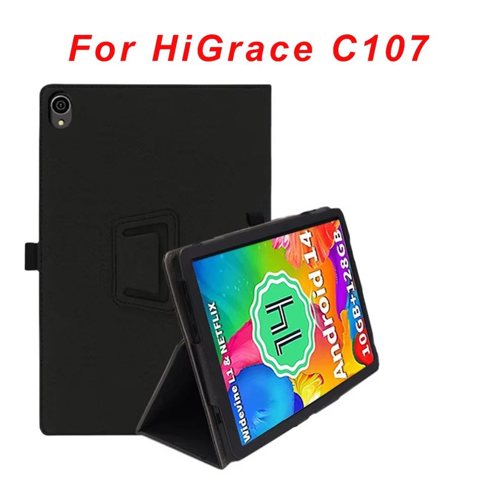 Pre Higrace C107 kožené magnetické all inkluzívne krytie pokrývky poklesu pádu pre Higrace C107 10,1 palca Full Cover Tablet Puzdro