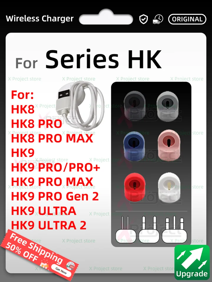 Pre HK9 Pro+ Ultra 2 HK8 HK9 Pro Max HK9 Ultra Gen 2 Smart Watch Wireless Adapter nabíjačku Smartwatch USB nabíjací kábel Originál