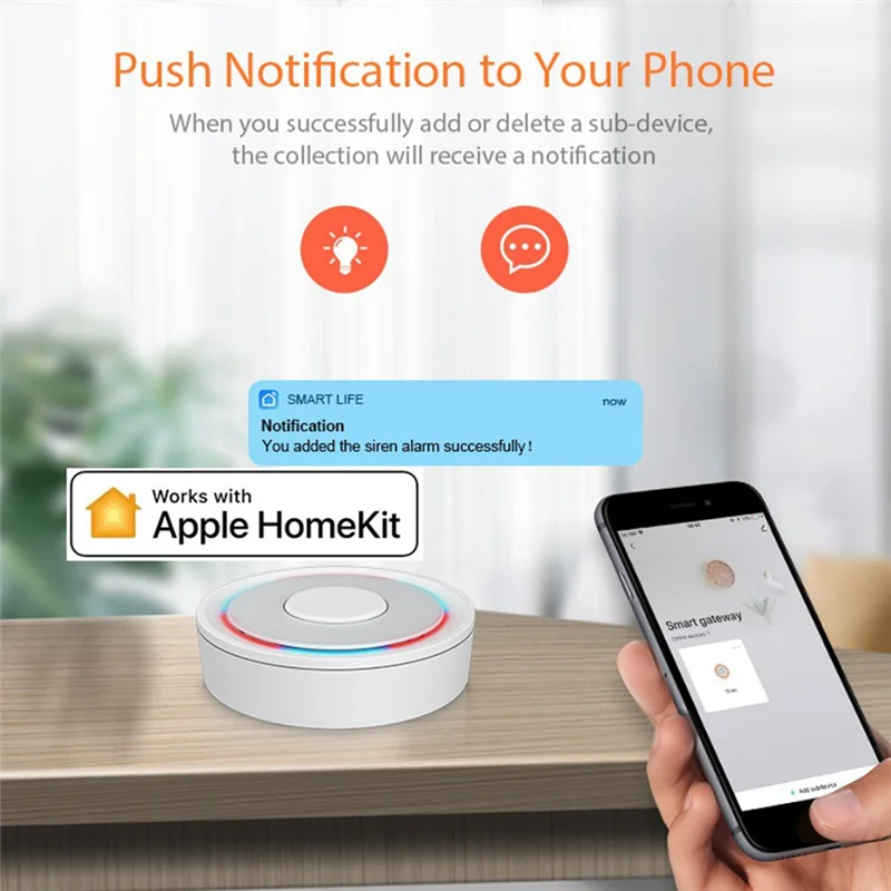 Pre HomeKit Tuya Zigbee Gateway Hub Smart Life App pre Apple Siri Alexa Google Home hlasový ovládanie WiFi Wifi Wireless Bridge