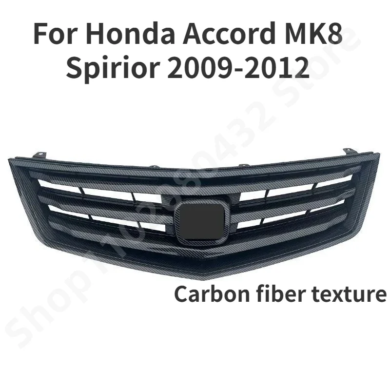 Pre Honda Accord Mk8 Spirior 2009-2012 Perfektné zápasy predné autá Grills Racing Styling Styling