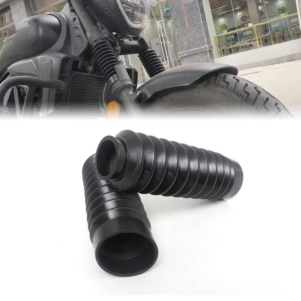 Pre Honda CB400SS CB400 SS CB 400 CB500 Motocykelový gumový gumový predný vidlicový kryt Gaiters Gaiters Boots Shot Cover Tjak