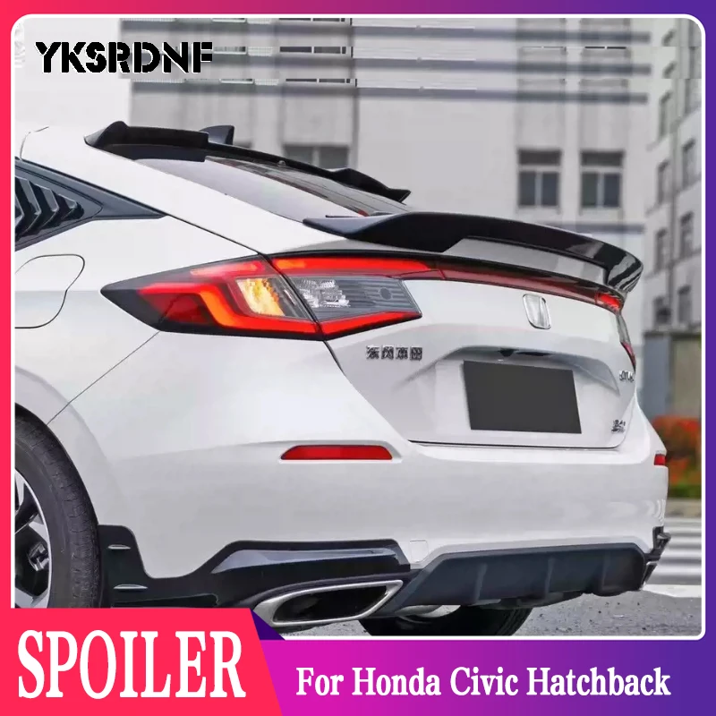 Pre Honda Civic Hatchback 2022 2023 11. generácia Fe1 Fe1 FK Car Trunk Spoiler ABS Automatické zadné kmeňa Krídle Spojler