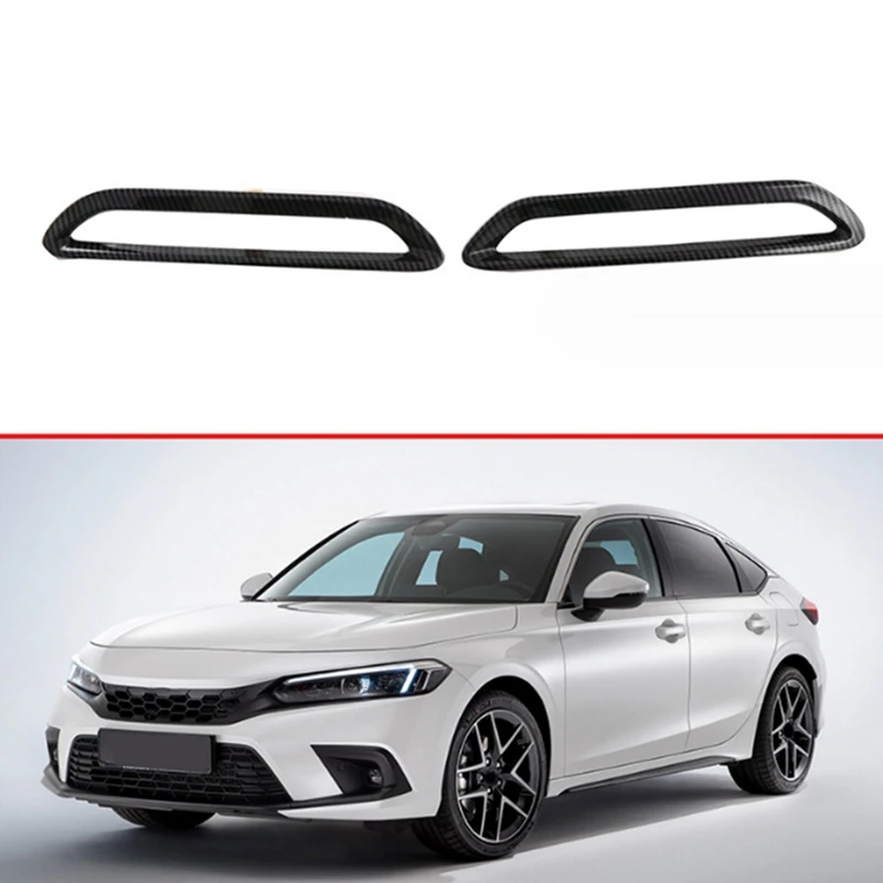 Pre Honda Civic Hatchback 2023 diely auto uhlíkové vlákno zadné hmlové svetlo lampa Tresp