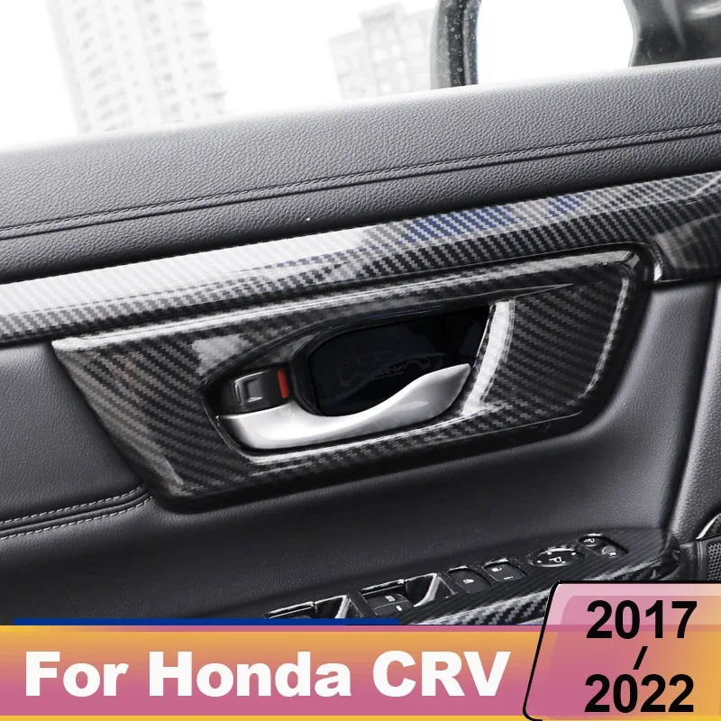 Pre Honda CR-V CRV 2017 2018 2019 2020 2021 2022 Vnútorné dvere Rukoväť rukoväte misky TIML TREMICKÉ STRÁNKY ABS
