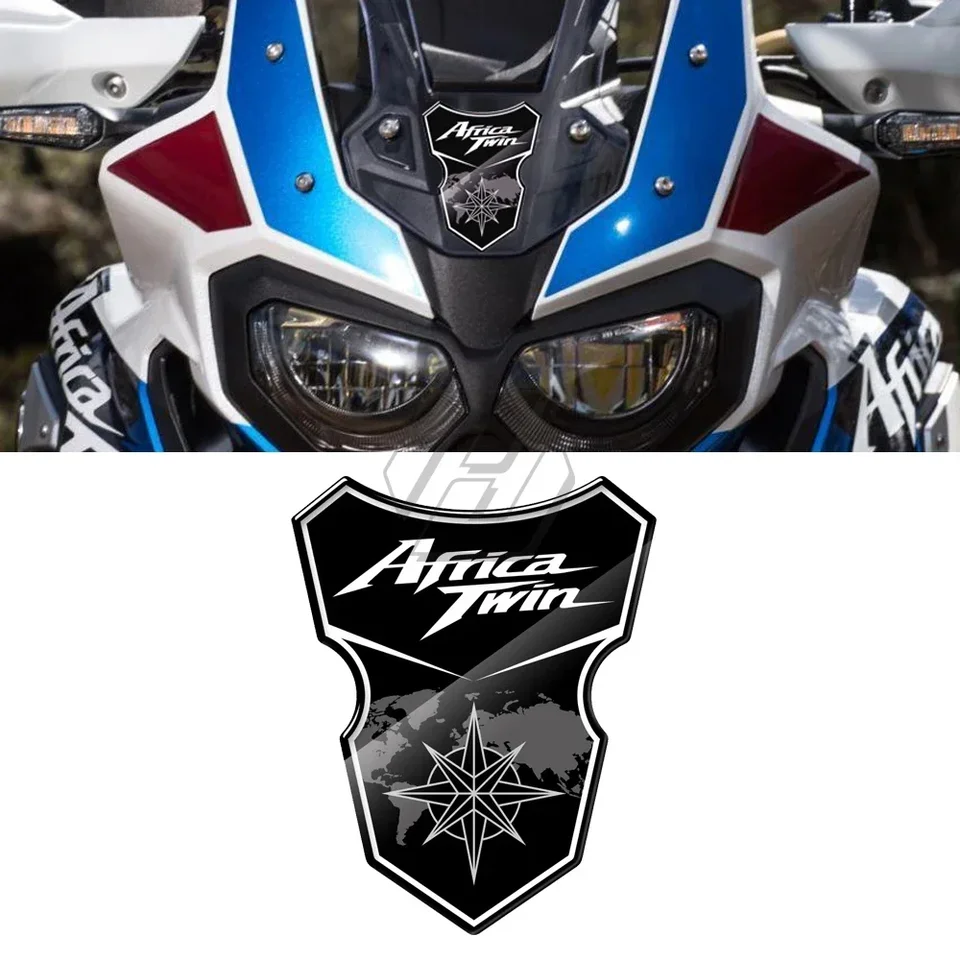 Pre Honda CRF1000L Africa Twin 2016-2024 3D živicová motocykel predný blatník Fender Fairing Stiicker