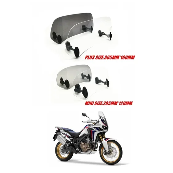 Pre Honda CRF1000L Africa Twin NC750X NC750X CB500X NC700S DCT Risen nastaviteľné nastaviteľné čelné sklo vzduchového deflektora čelného skla