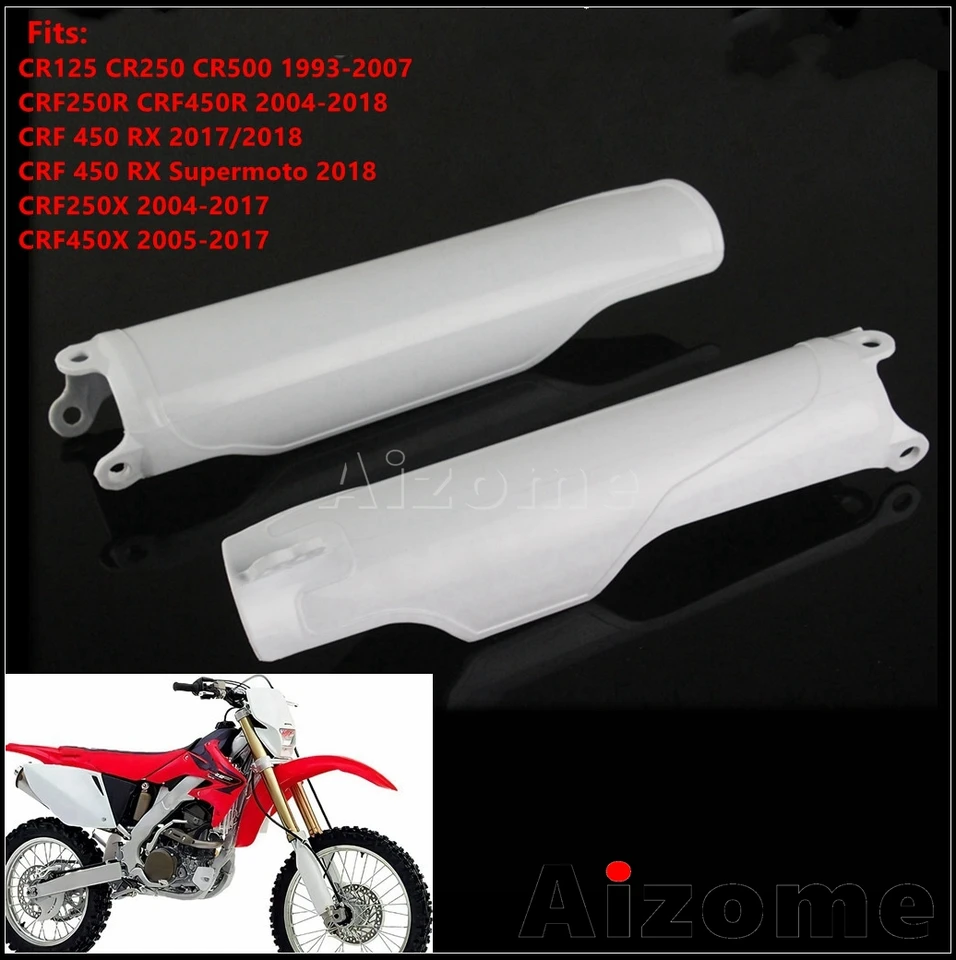 Pre Honda CRF450X CRF250X 2005-2017 Ochranné kryty Fork Fork Covers pre Honda CRF250R CRF450R 2004-2018 Enduro Fork Guards Guards