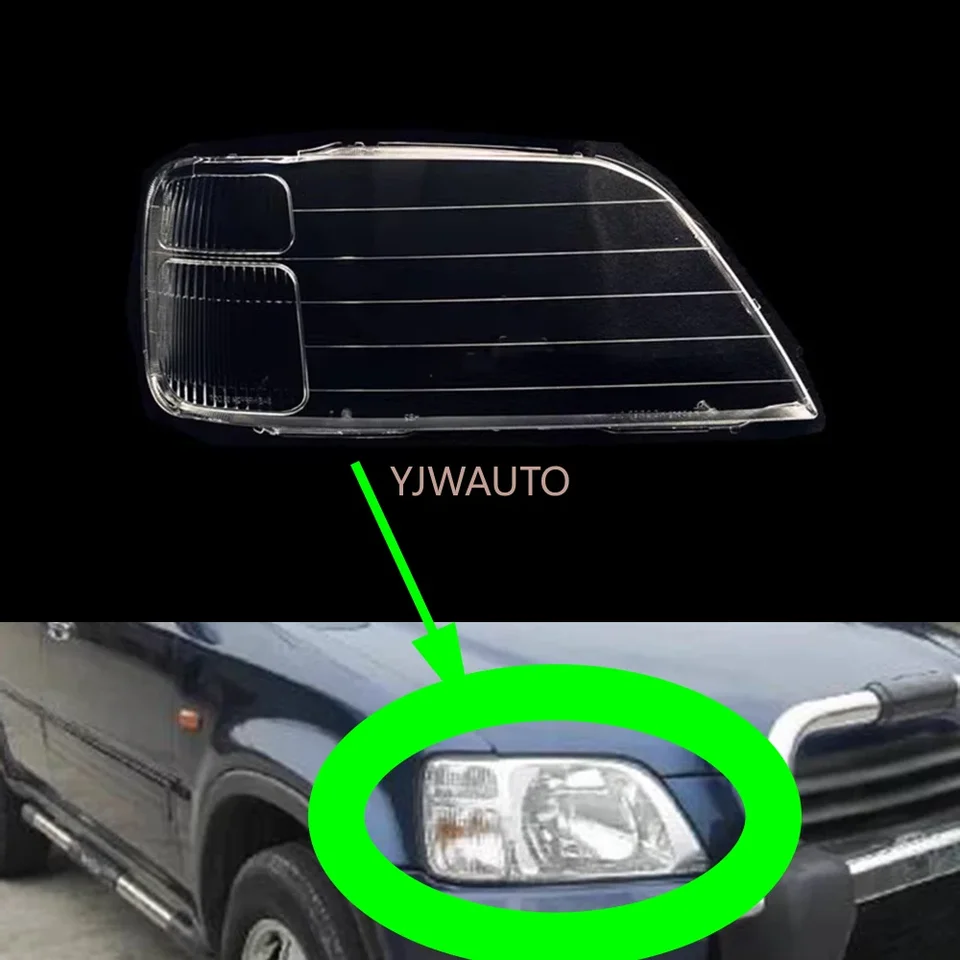 Pre Honda CRV 1997 1998 1999 2000 2001 Cover svetlomet Sence LEVEN SLOM Glass Splatné predné lampa Automatické škrupina