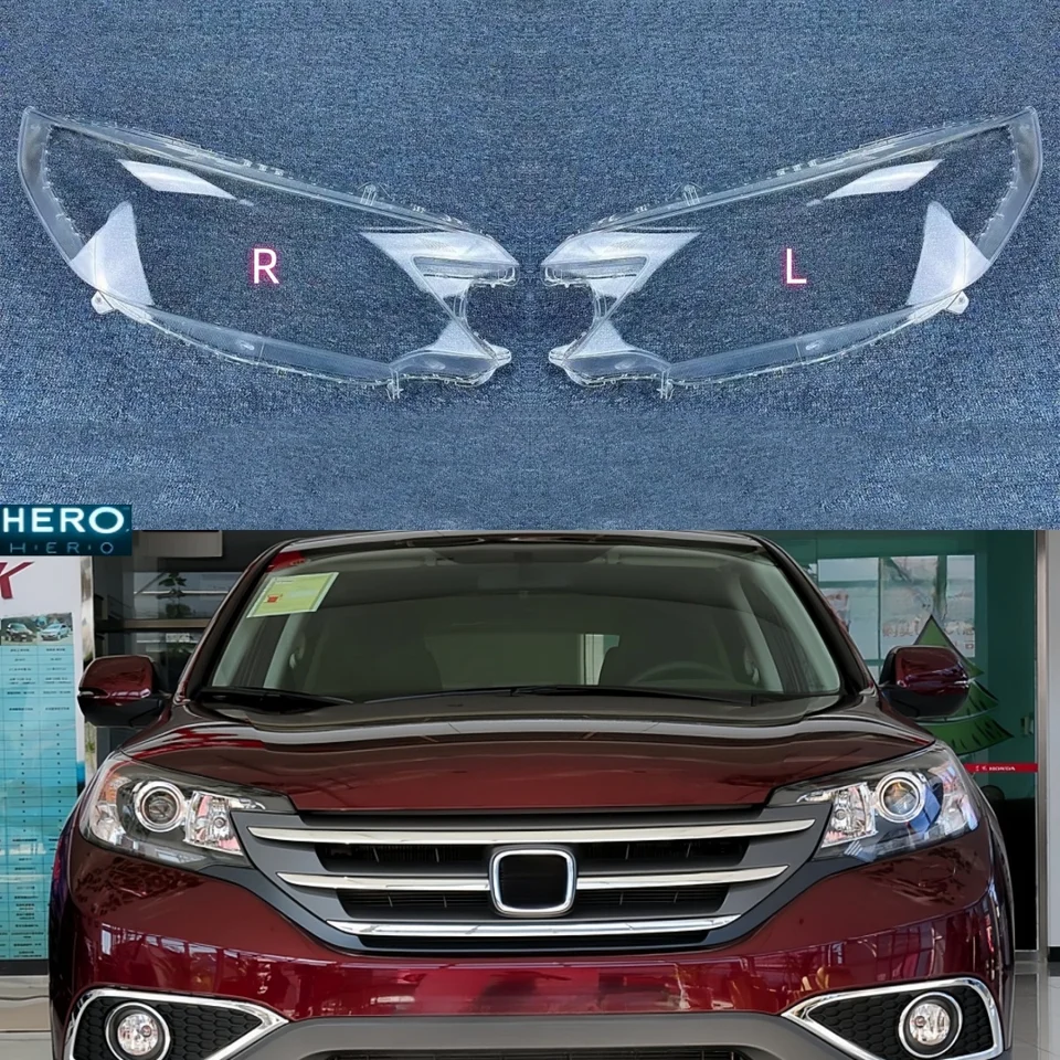 Pre Honda CRV CR-V 2012 2013 2014 priehľadná lampa odtieň svetlometu škrupinový kryt krytu Plexiskla Plexiskla nahradiť pôvodnú tienidlá