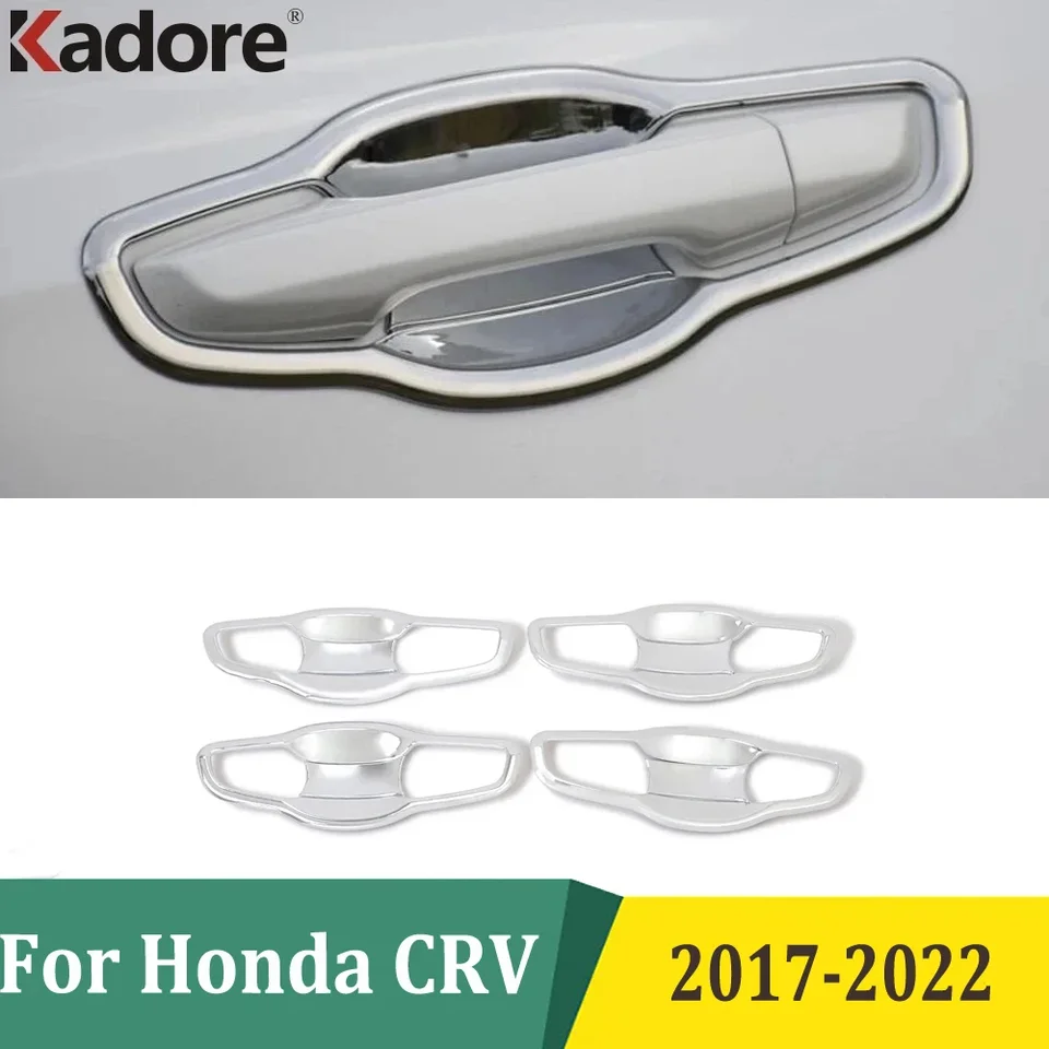 Pre Honda CRV CR-V 2017 2018 2019 2020 2021 2022 Bočné dvere rukoväte misky Cover Chrome Ruckoviny poháriky