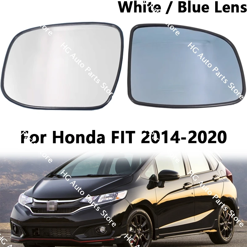 Pre Honda Fit 2014-2020 Príslušenstvo pre auto vonkajšie zadné zrkadlá Objektív Objektív Zadné Zrkadlá Zrkadlá sklo bez zahrievania