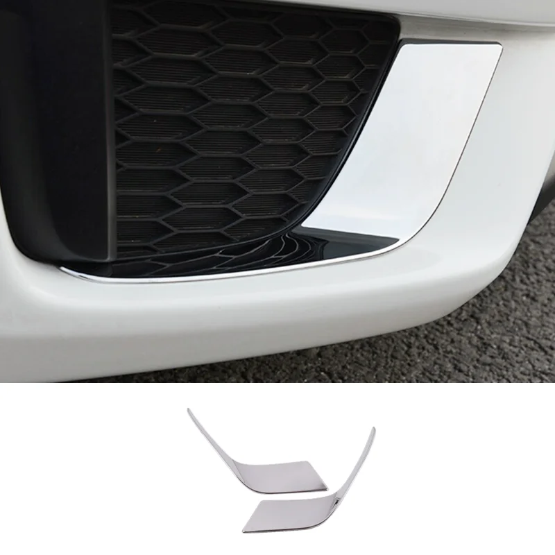Pre Honda Fit Jazz 2014 2015 2016 2016 2017 Car Body Head predné hmlové obočie/lemovací svetlo žiarovka Rámec Cover Stick Hood Ab Chrome 2ks