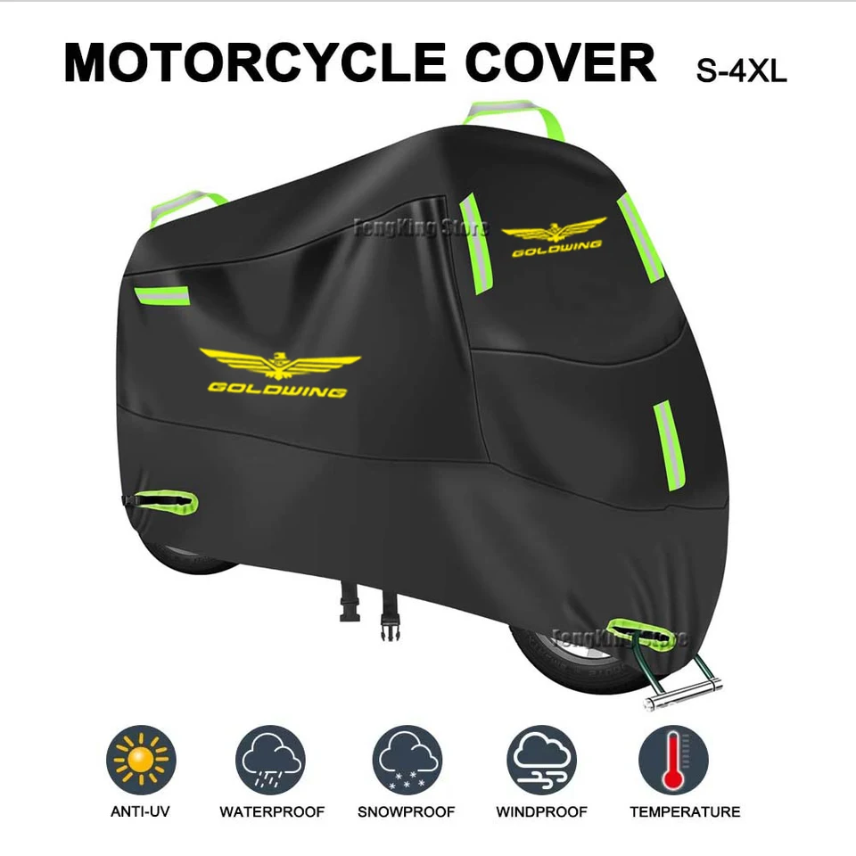 Pre Honda Goldwing 1800 Gold Wing GL1800 F6B Motocykel kryt vodotesného vonkajšieho skútra UV ochranný kryt Rain Cover