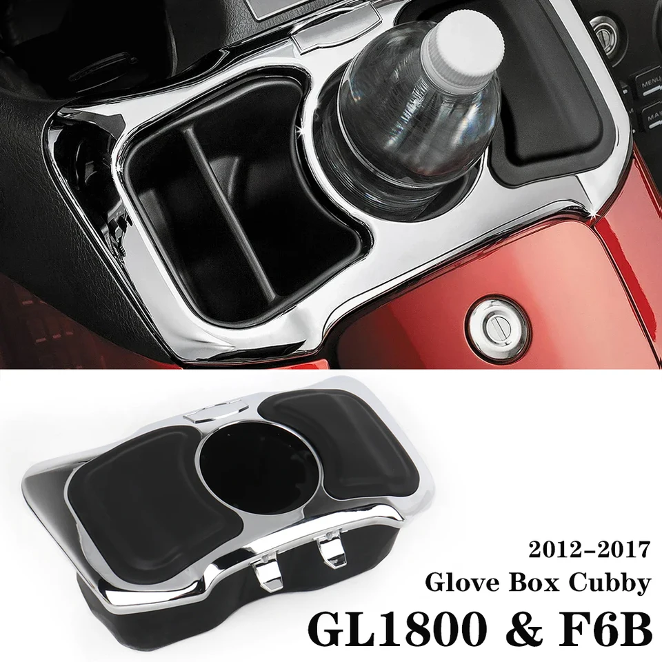 Pre Honda Goldwing GL 1800 Motorové doplnky Glove Box Cubby Storage Box s držiakom šálky GL1800 Gold Wing F6B 2012-2017