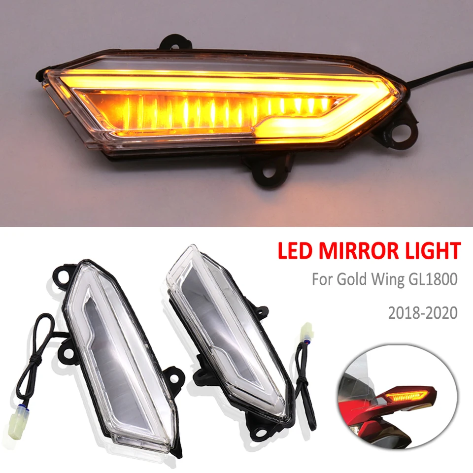 Pre Honda Goldwing Gold Wing GL1800 GL 1800 F6B 2018-2020 LED dióda prednej strany Motocykla LED predná strana Zkrútená signál Svetla