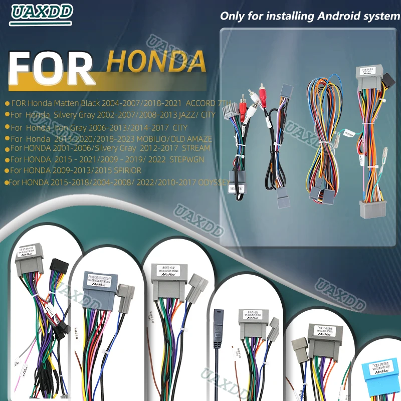 Pre Honda High End Cables 97-21crosstour Accord 02-22 Fit 06-20 City 97-23 CRV 01-17 SPOLOČNÝCH