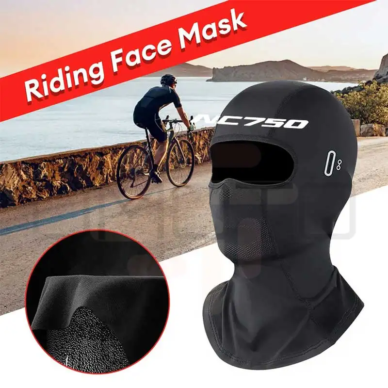 Pre Honda NC750 Rockbros Balaclava Pánske klobúky Zimné ženy Motocyklová maska ​​Warm Cycling Prilby vložky čiapky vetru Priedubné WA