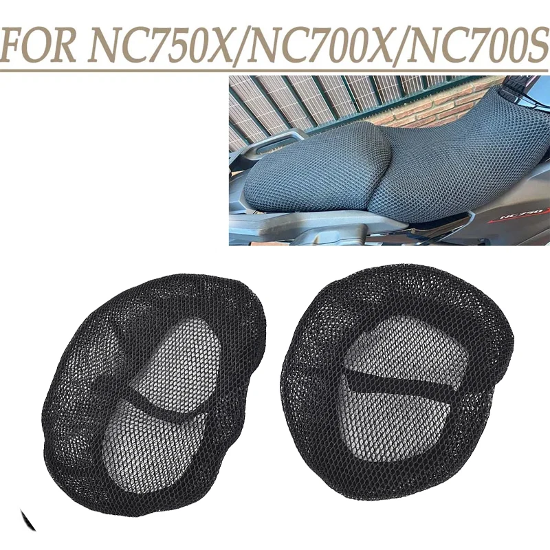 Pre Honda NC750X NC700X NC700XD NC700S SEAT CUSTER CRUSHION CRUSH 3D MESH SEAT Kryt Anti-Slip Nylon NC 750X 700X 700XD 700S 2023