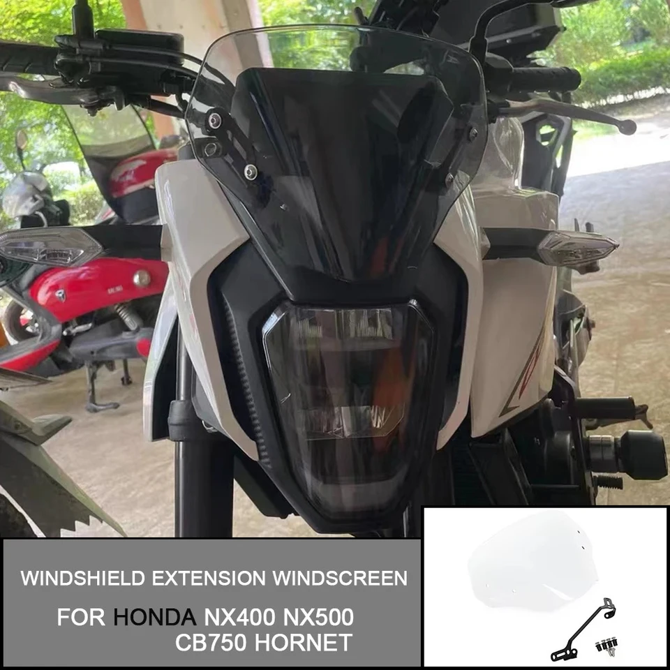 Pre Honda NX 400 NX 500 CB750 Hornet 2023-2024 Príslušenstvo predné čelné sklo Nové čelné sklo NX400 500 Motocykel čelné sklo NX500