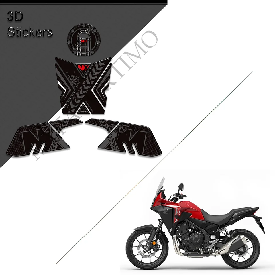 Pre Honda NX400 NX500 NX 400 NX 500 2024 Nálepka na palivovú nádrž na motocykle Moto nálepky