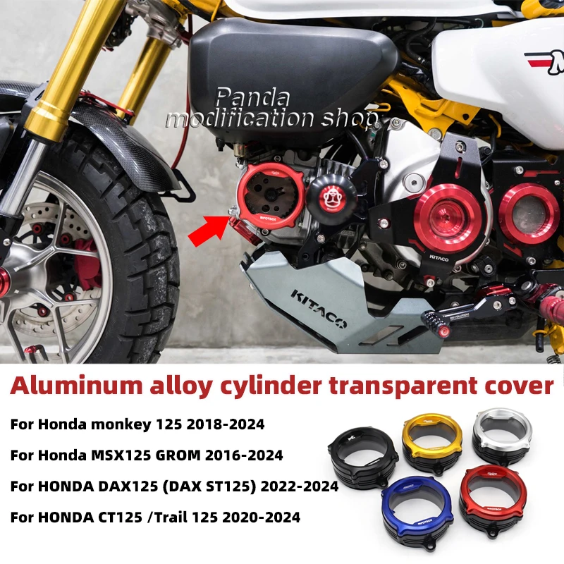 Pre honda opicu125 CT125 Trail 125 GROM MSX125 DAX125 V2 Zhruba priehľadné krycie príslušenstvo
