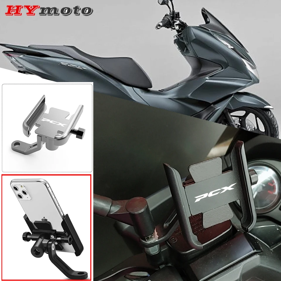 Pre Honda PCX150 PCX125 PCX160 PCX 125 150 160 Motocyklové príslušenstvo Hliníkové riadidlá Mirror Mirrh Mobile GPS GPS GPS.