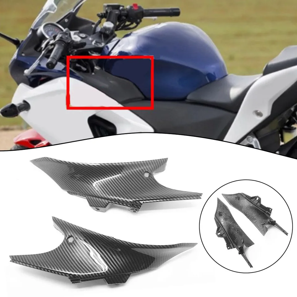 Pre Honda pre Honda Faquing Trim Auto Príslušenstvo Kvalitné materiály Nahraďte inštaláciu inštalácie z uhlíkových vlákien pre CBR250R