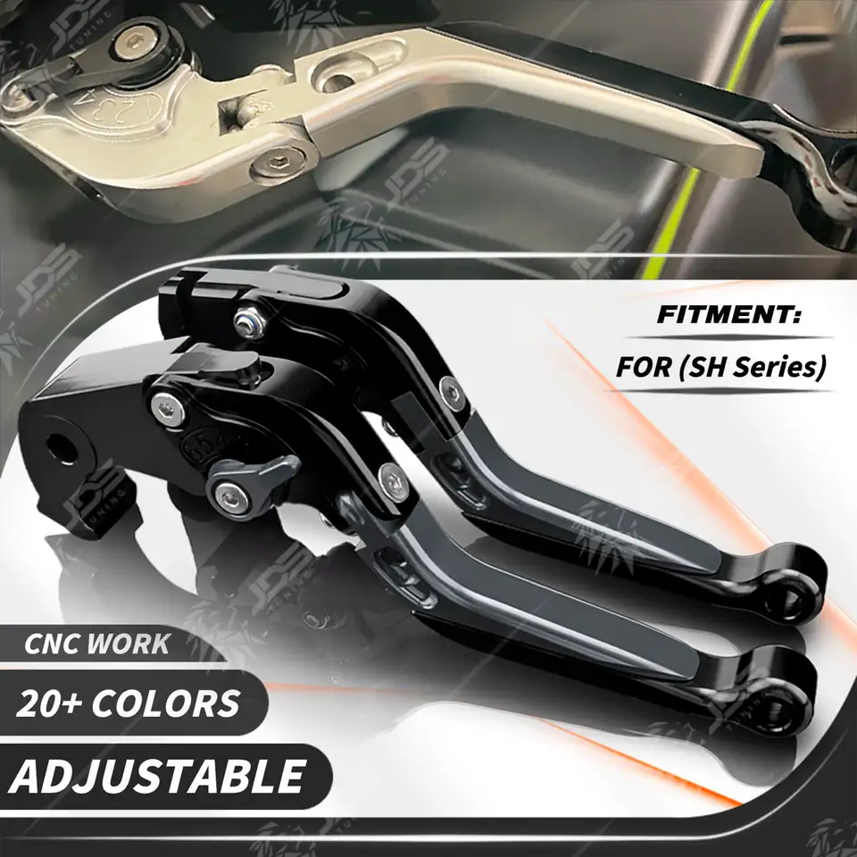 Pre Honda SH 350I/300I/160i/150i/125i 2005 2005, prítomná spojka páky brzdovej páky Nastaviteľná skladacia páka na sklopenie pák