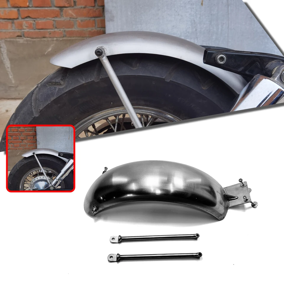 Pre Honda VT750 Shadow 400 750 97-03 Nenaškovaný motocykel Fender Fender Fender Plate bahenný bahenný kryt strážcu s konzolou s konzolou