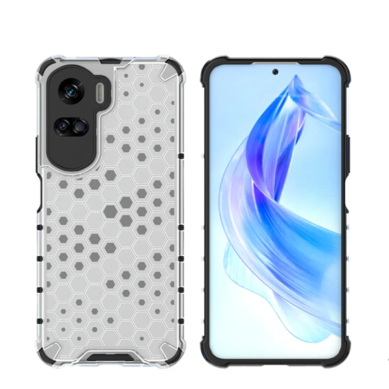 Pre Honor 90 Lite 5G Case Honor 90 Lite Cover Shock odolný voči TPU Armor Hard PC Silikone Ochranný telefón Chrbát Case Honor 90 90 Lite