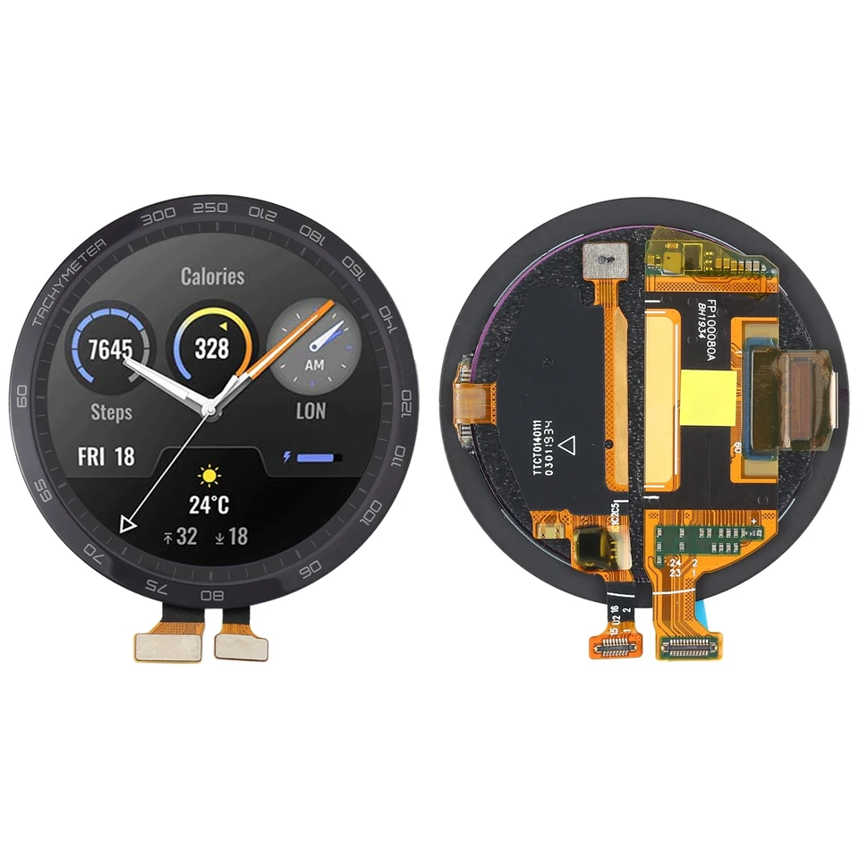 Pre Honor Magic Watch 2 46 mm MNS-B19 LCD obrazovka a digitalizátor Full Zhromaždenie pre Honor Magic Watch 2 46 mm MNS-B19