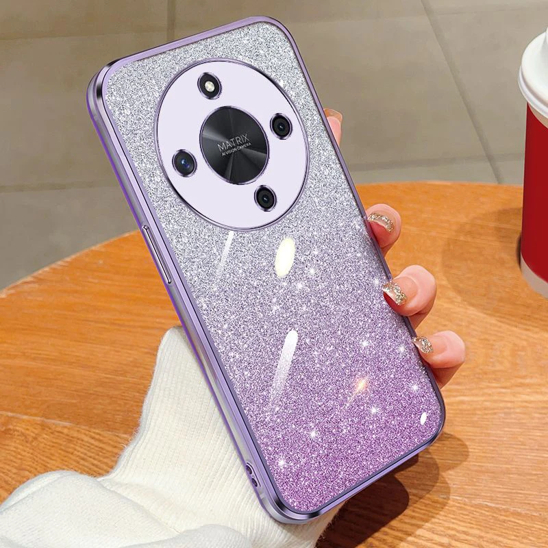 Pre Honor Magic4 Lite Case Honor Magic 5 Lite telefón puzdro Magic5 Lite Magic 6 Pro Magic6 Luxusný trblietavý Glitter Matte zadný obal